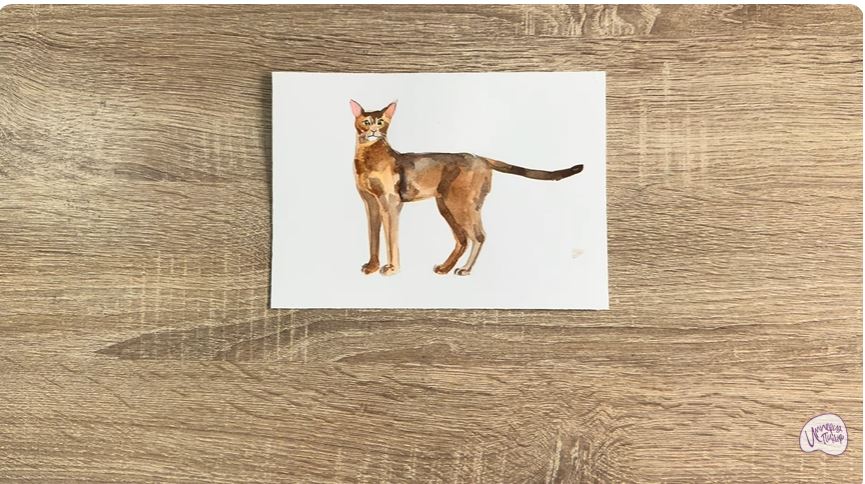 Рисуем Кошка "Чаузи" Рисуем Кошка "Чаузи"