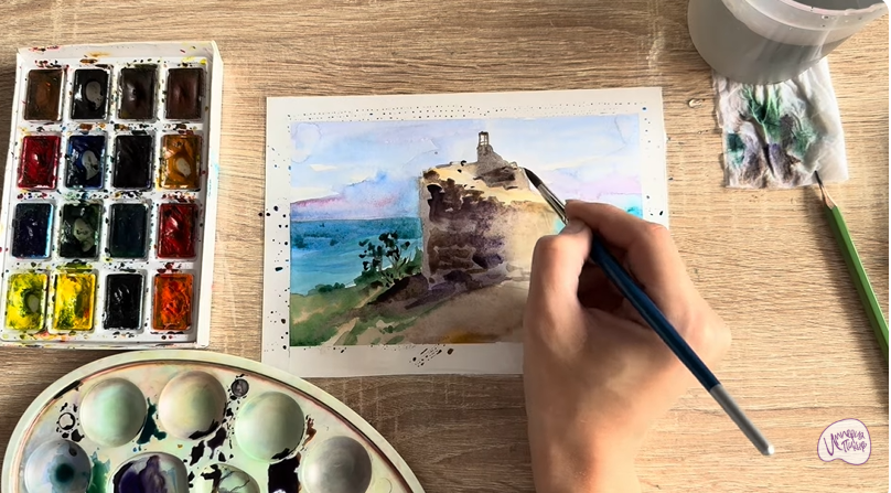 Рисуем Чобан-Кале