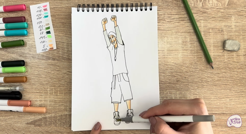 Рисуем Фред из "Город героев"