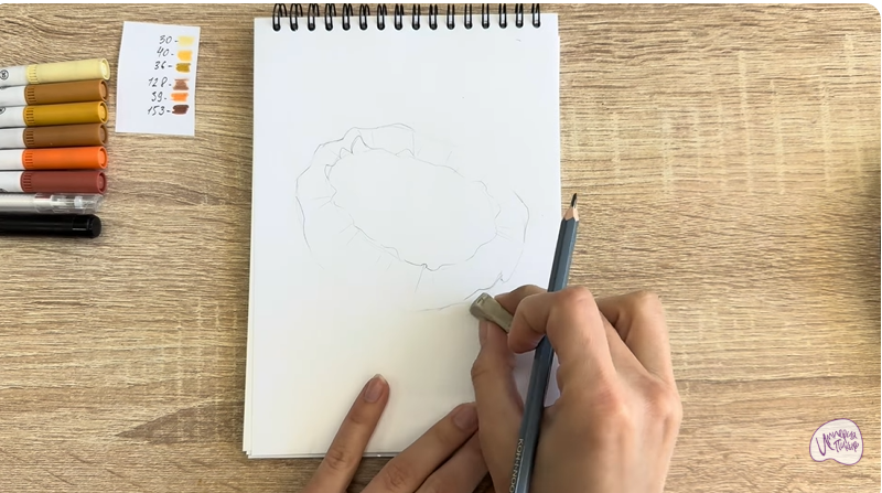 Рисуем Карельская калитка