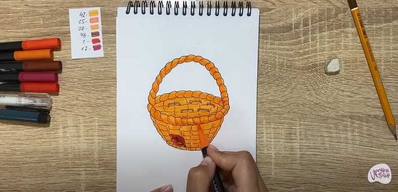 Рисуем Корзинка