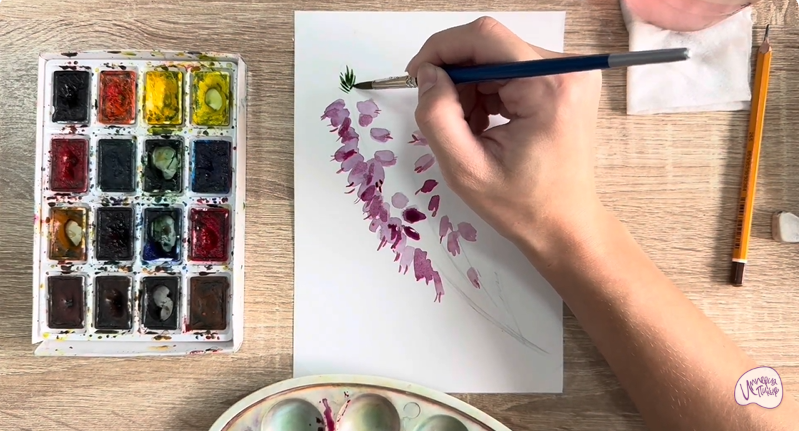 Рисуем Вереск