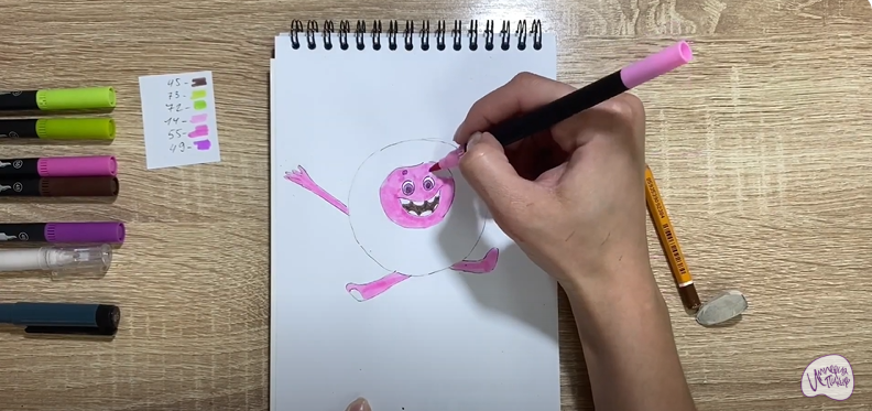 Рисуем Бублик из "Геройчики"