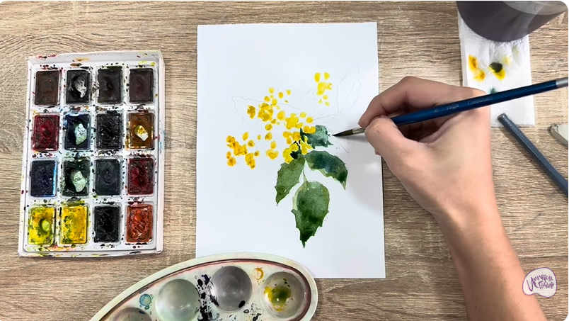 Рисуем Магония