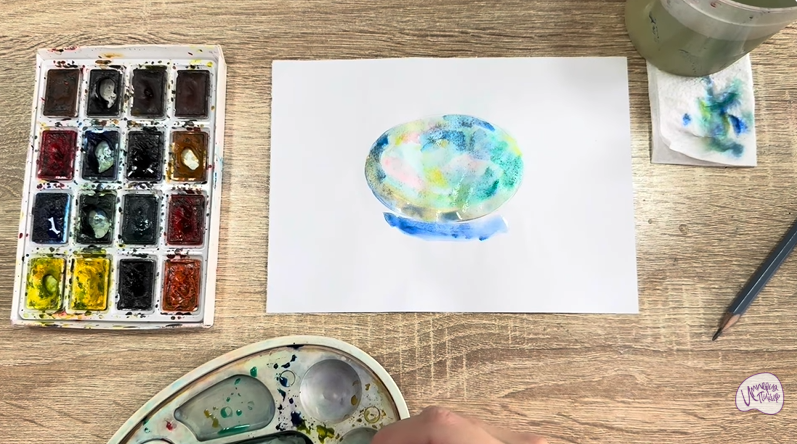 Рисуем Камень опал