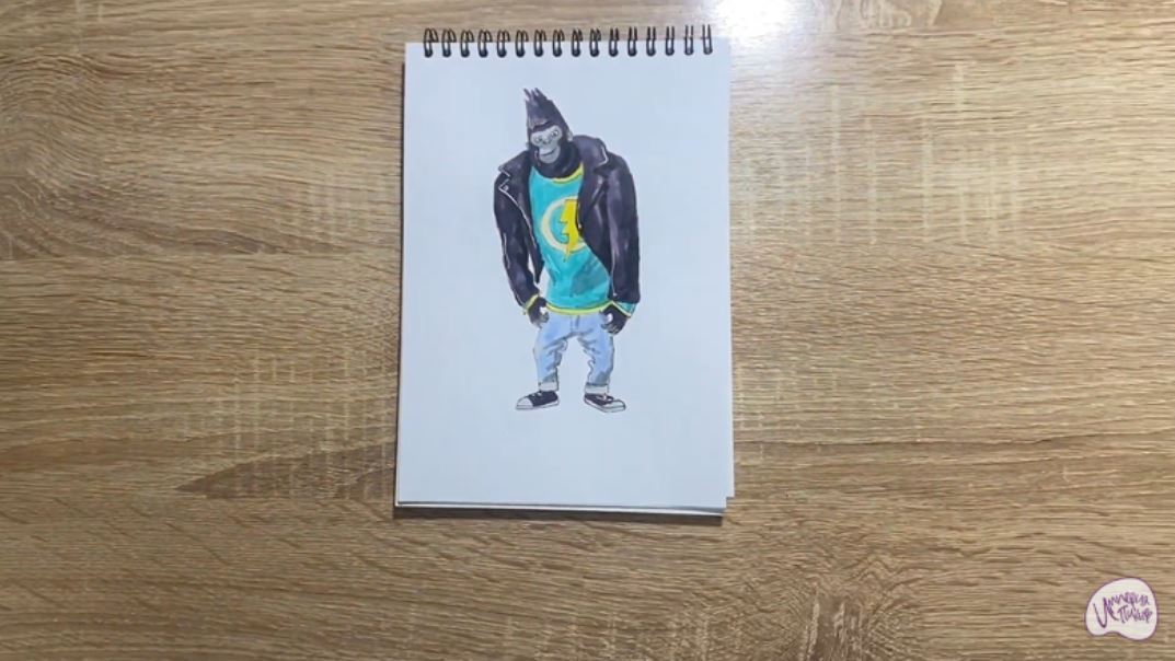 Рисуем Джинни из "Зверопой"