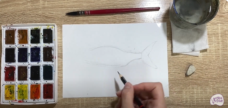 Рисуем Вобла