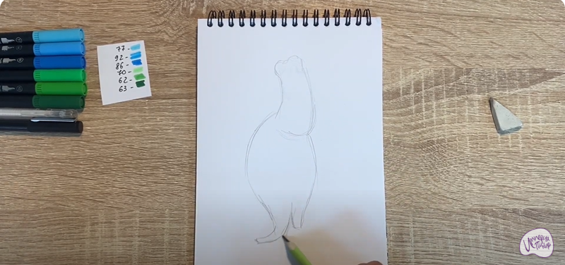 Рисуем Маффин из "Финник"