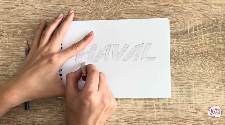 Рисуем Лого HAVAL