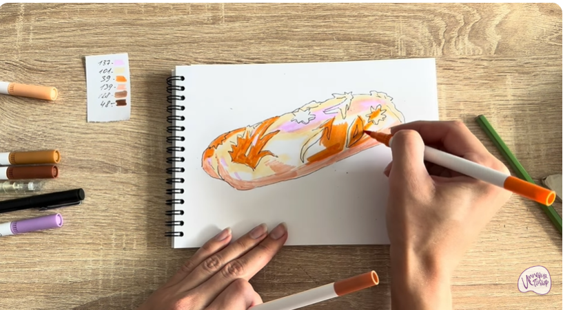 Рисуем Кулебяка