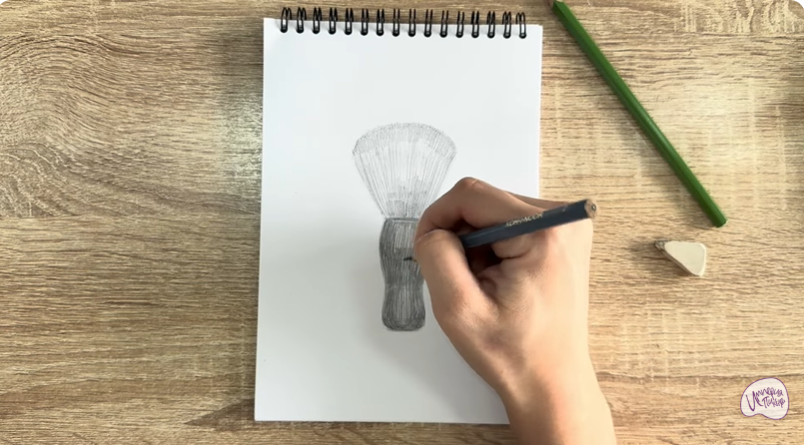 Рисуем Кисть-смётка