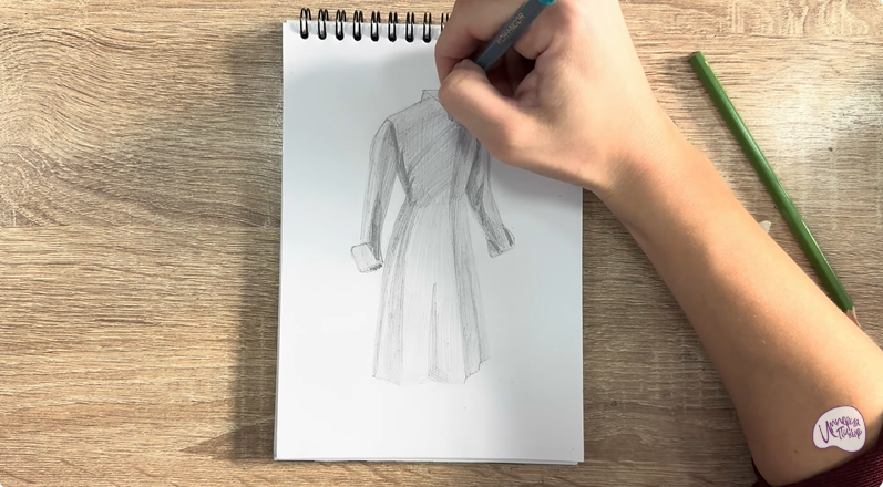 Рисуем Кафтан