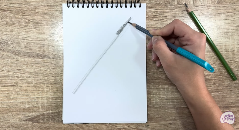 Рисуем Щеточка для бровей