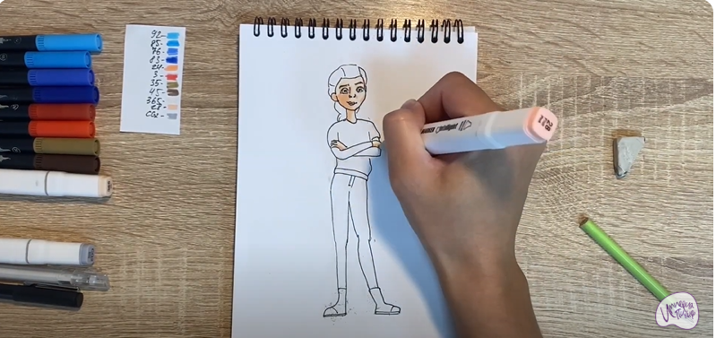 Рисуем Кристина из мультфильма "Финник"