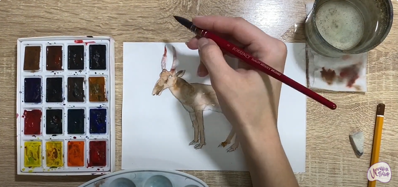 Рисуем Сайгак