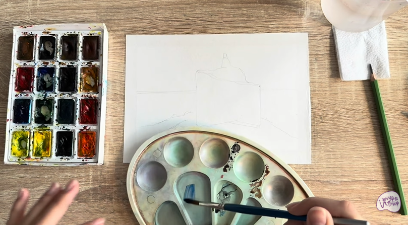 Рисуем Чобан-Кале