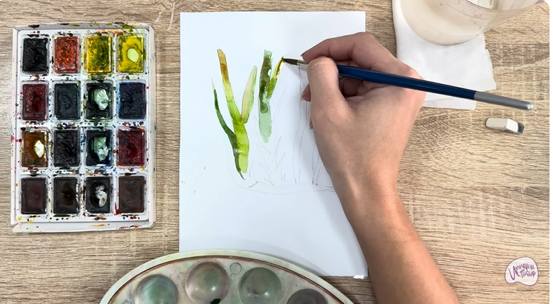 Рисуем Аир болотный