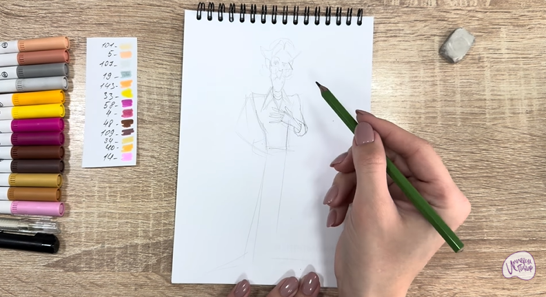 Рисуем Супербро из «Доктор Динозавров»