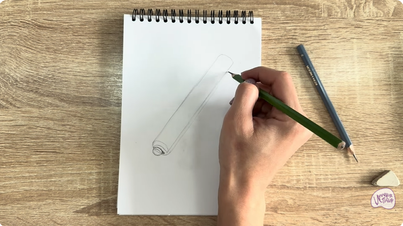 Рисуем Коклюшки для завивки