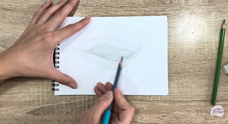 Рисуем Форма для запекания