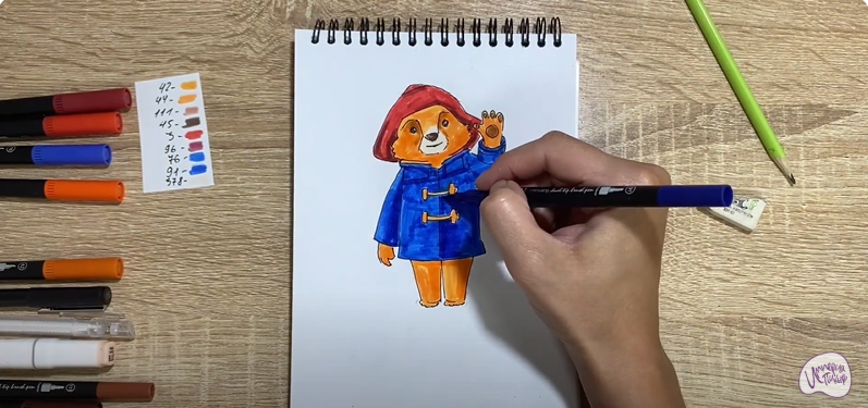 Рисуем Паддингтон