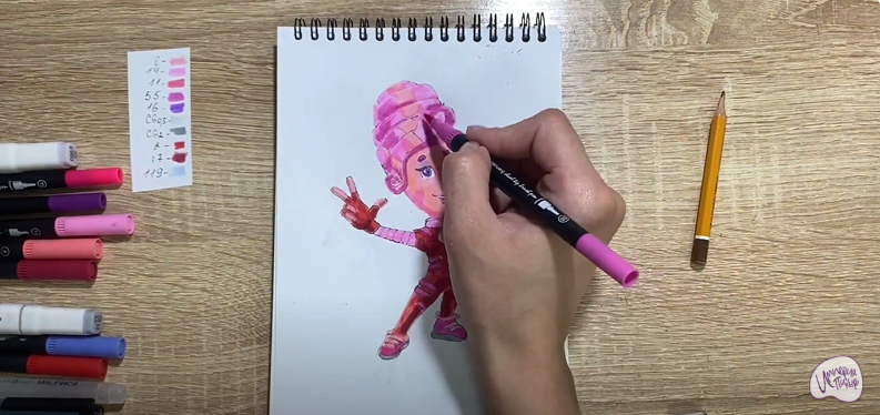 Рисуем Мася из "Фиксиков"