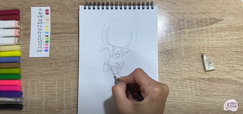 Рисуем Флора из "Команда Флоры"