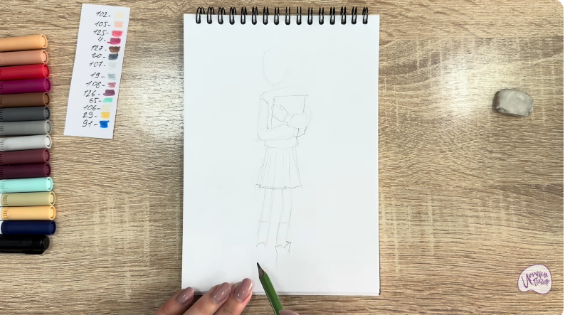 Рисуем Рина Винилион из" Доктор Динозавров"