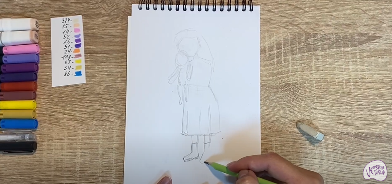 Рисуем Соня из "Царевны"