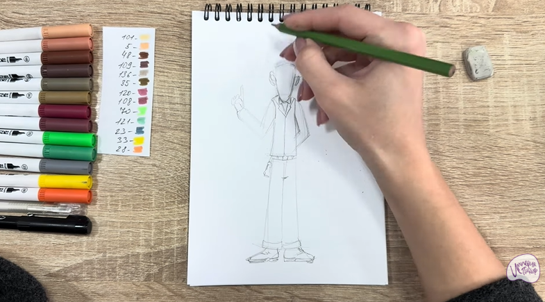 Рисуем Док Динозавров из «Доктор Динозавров»