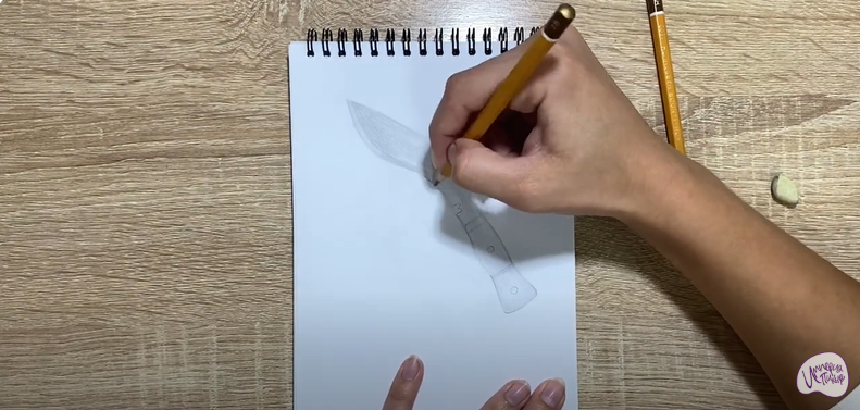 Рисуем Нож "Кукри"