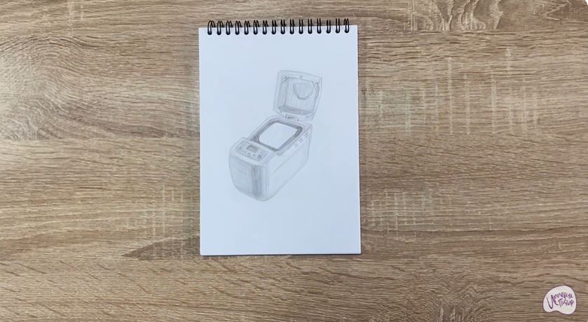 Рисуем Хлебопечка