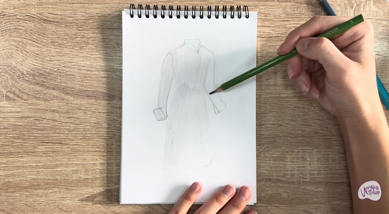 Рисуем Кафтан