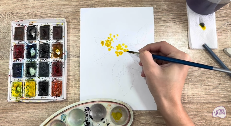 Рисуем Магония