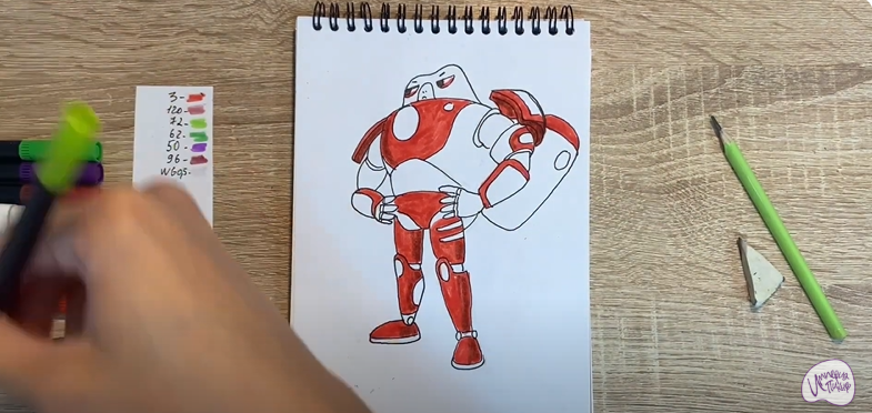 Рисуем Супергерой из "Геройчики"