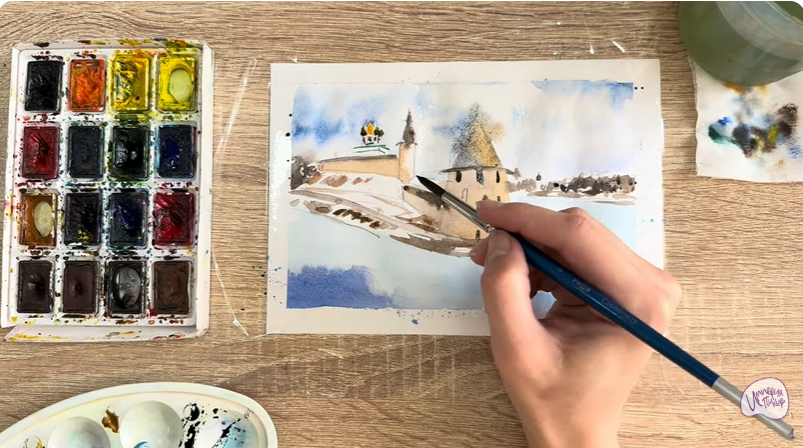 Рисуем Псков