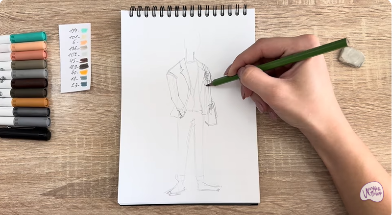 Рисуем Тадаши Хамада из «Города героев»