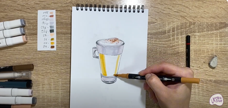 Рисуем Раф кофе