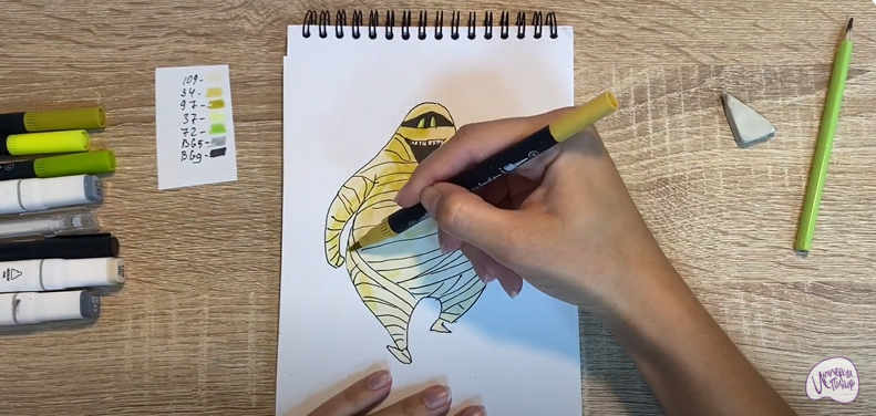 Рисуем Мюррей из "Монстры на каникулах"