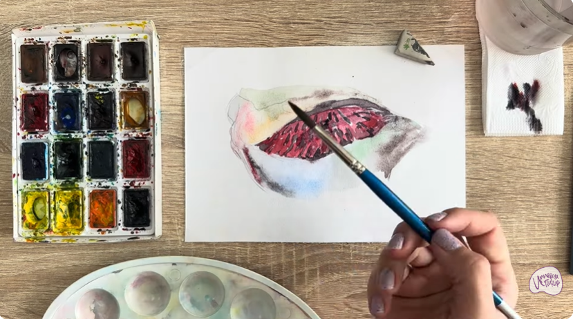 Рисуем Жабры рыбы