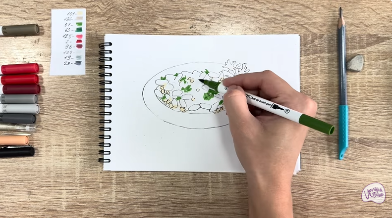 Рисуем Лобио по-грузински