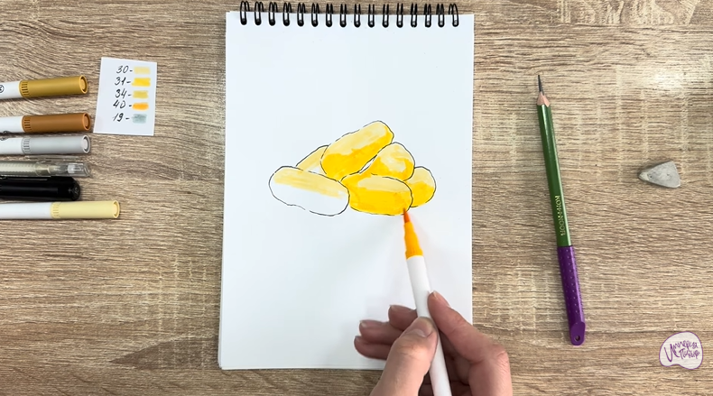 Рисуем Кукурузные палочки