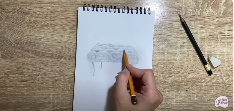 Рисуем Банкетка