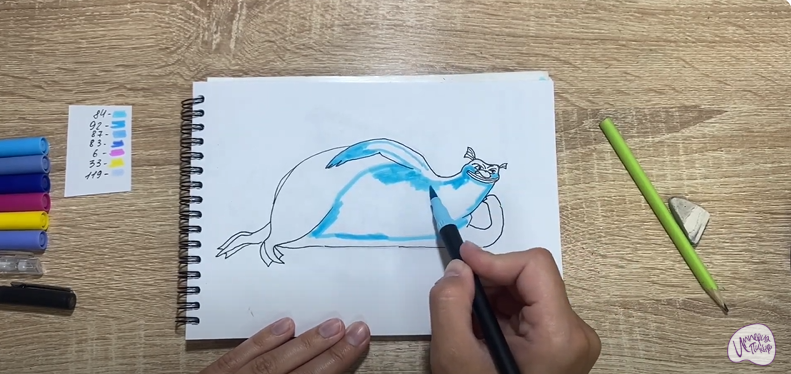 Рисуем Водяной из "Кощей. Начало"