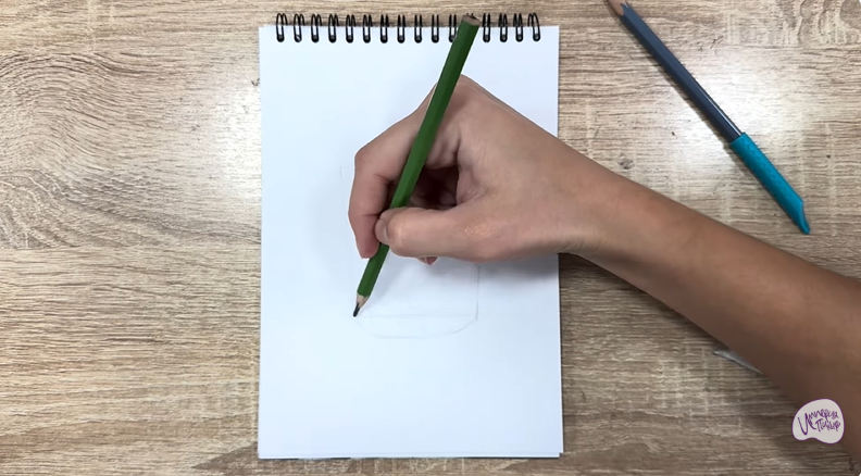 Рисуем Стакан-непроливайка