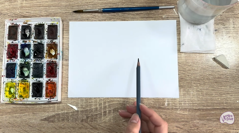 Рисуем Волчья ягода