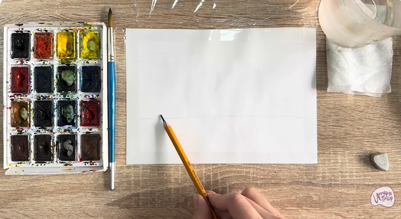 Рисуем Песчаная буря