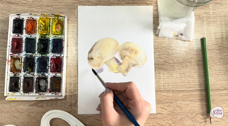 Рисуем Шампиньоны