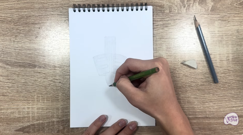 Рисуем Держатель для ручки