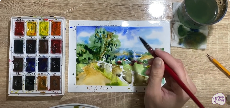 Рисуем Плёс